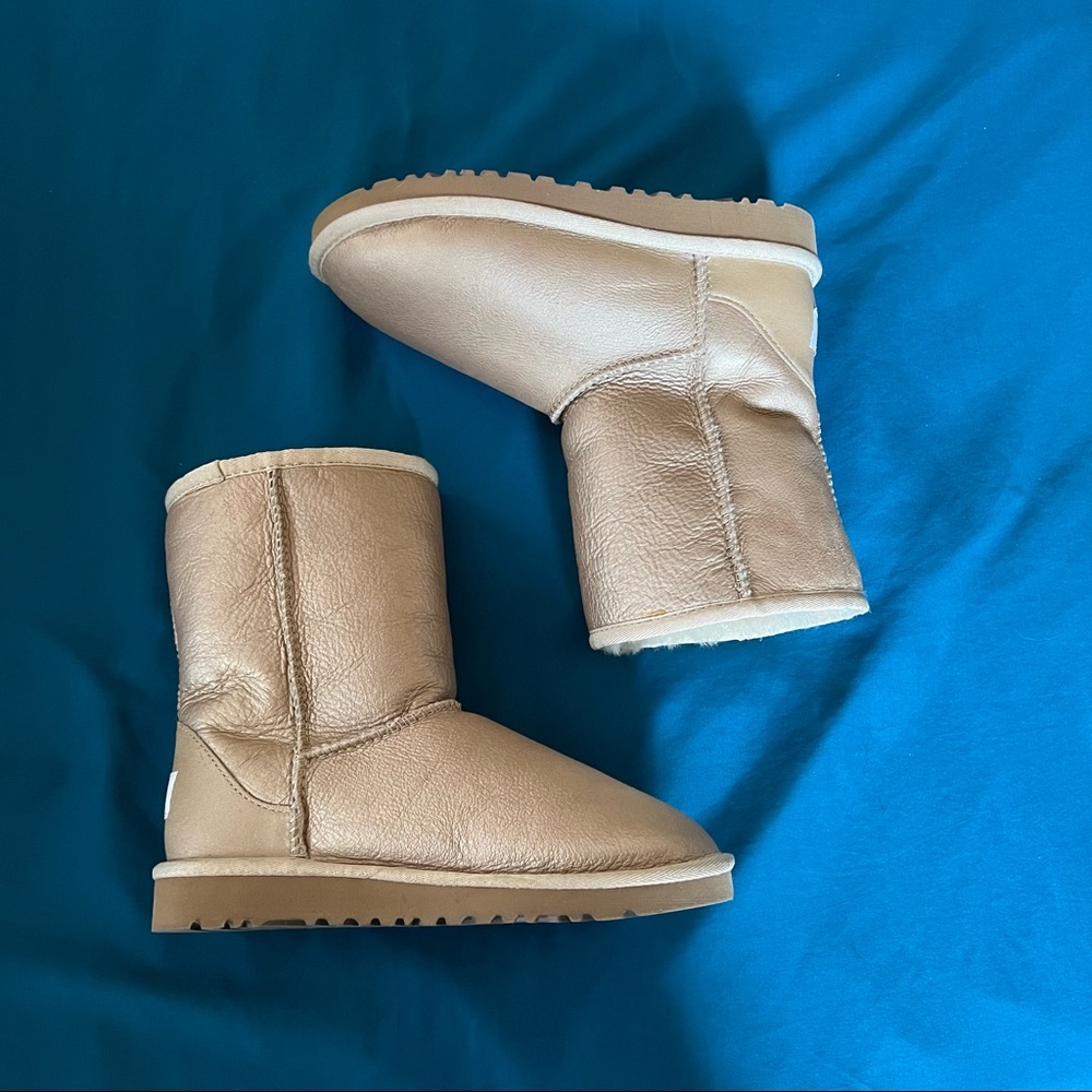 Metallic Gold Uggs